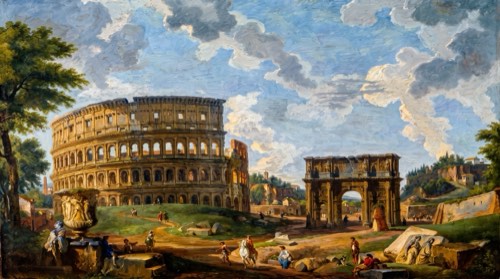 colosseum — abstract aesthetic desktop wallpaper for MacBook (4K)