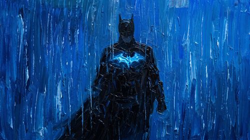 blue — batman aesthetic desktop wallpaper for MacBook (4K)