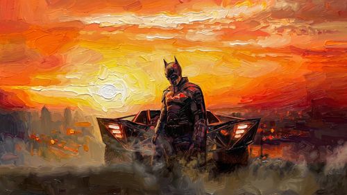 sunrise — batman aesthetic desktop wallpaper for MacBook (4K)