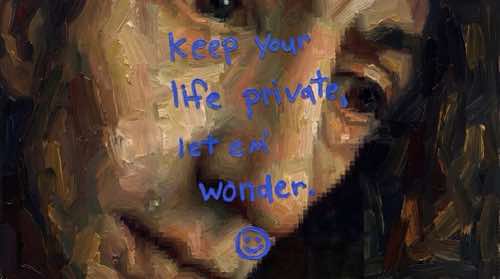 keep your life private — prestige aesthetic desktop wallpaper for MacBook (4K)