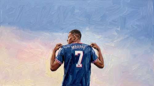 mbappe — g.o.a.t.s aesthetic desktop wallpaper for MacBook (4K)