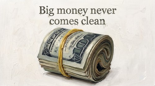 big money — hustle aesthetic desktop wallpaper for MacBook (4K)