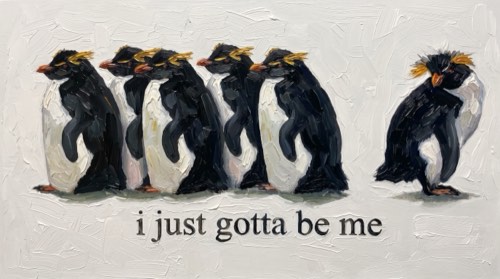 i just gotta be me — hustle aesthetic desktop wallpaper for MacBook (4K)