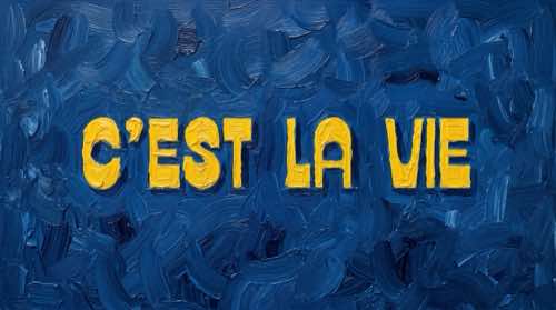 c'est la vie — loner aesthetic desktop wallpaper for MacBook (4K)