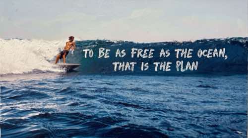 to be as free as the ocean — loner aesthetic desktop wallpaper for MacBook (4K)