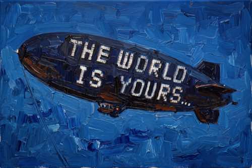 the world is yours — motion aesthetic desktop wallpaper for MacBook (4K)