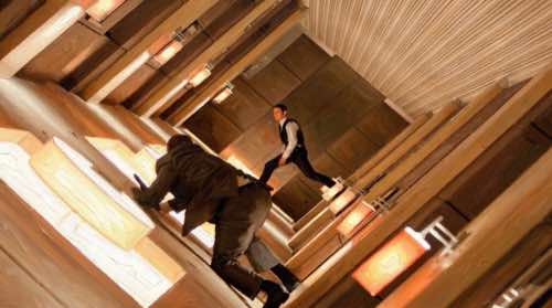 inception upside down — the director aesthetic desktop wallpaper for MacBook (4K)