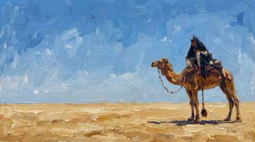 camel ride — oud aesthetic desktop wallpaper for MacBook (4K)