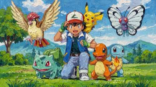 pokemon crew — pokémon aesthetic desktop wallpaper for MacBook (4K)