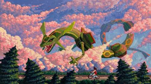 rayquaza — pokémon aesthetic desktop wallpaper for MacBook (4K)