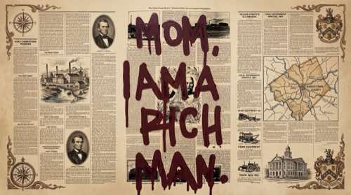 mom i am a rich man — priorities aesthetic desktop wallpaper for MacBook (4K)