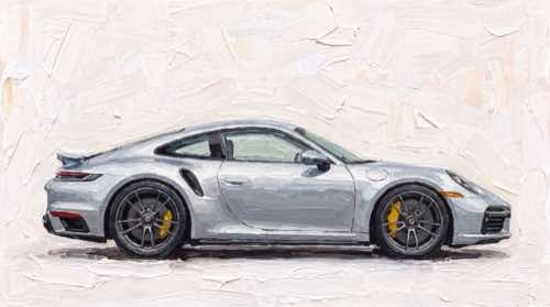 turbo s — porsche aesthetic desktop wallpaper for MacBook (4K)