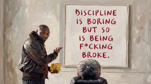 discipline is boring — quotes bundle aesthetic desktop wallpaper for MacBook (4K)
