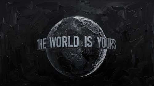 the world is yours — quotes bundle aesthetic desktop wallpaper for MacBook (4K)