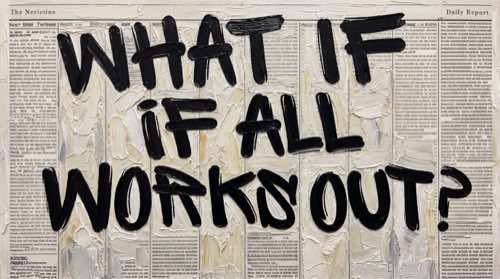 what if it all works out — quotes aesthetic desktop wallpaper for MacBook (4K)