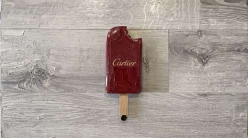 cartier ice cream — status aesthetic desktop wallpaper for MacBook (4K)