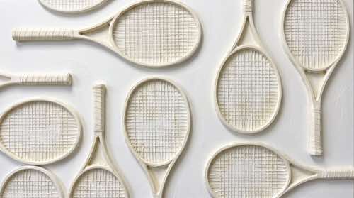 tennis rackets — status aesthetic desktop wallpaper for MacBook (4K)