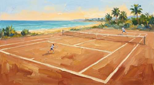 summer — tennis — summer pack aesthetic desktop wallpaper for MacBook (4K)