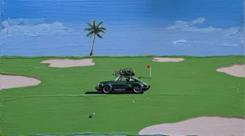 golf porsche — vivre aesthetic desktop wallpaper for MacBook (4K)